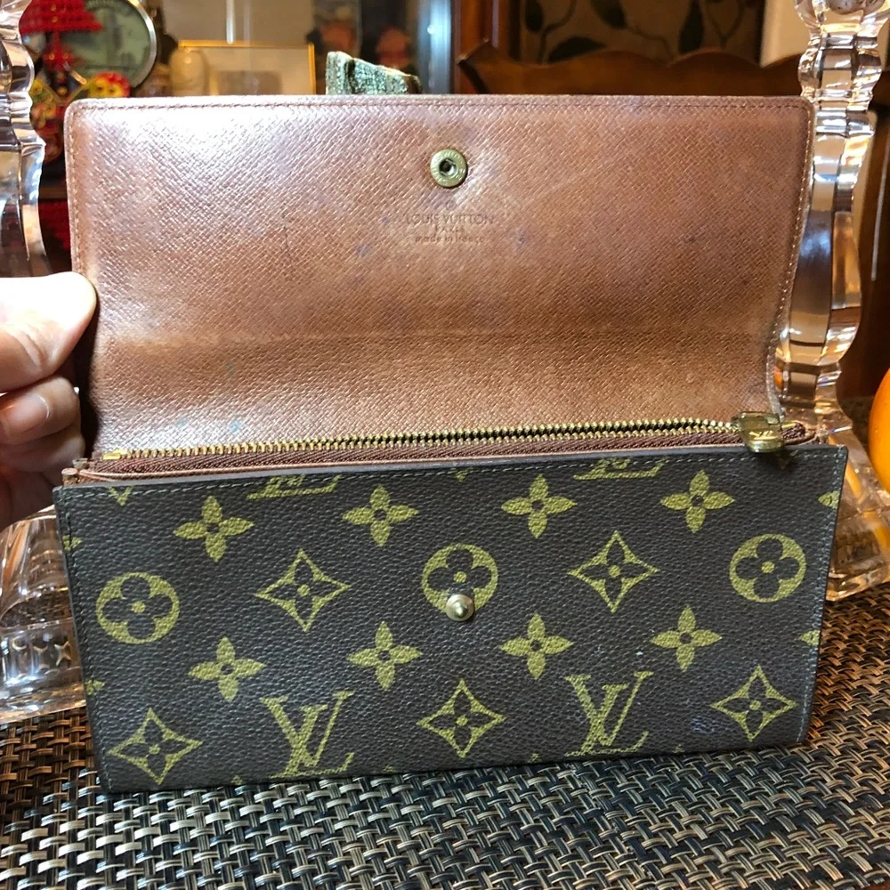 Authentic LV Portefeuille Sarah Wallet